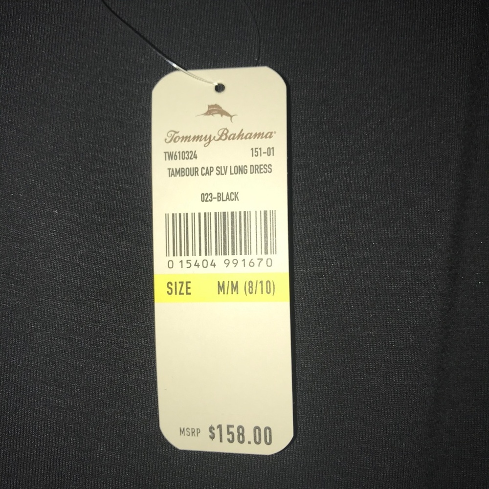 Tommy Bahama Tambour Cap Sleeve Long Dress - Picture 4 of 4